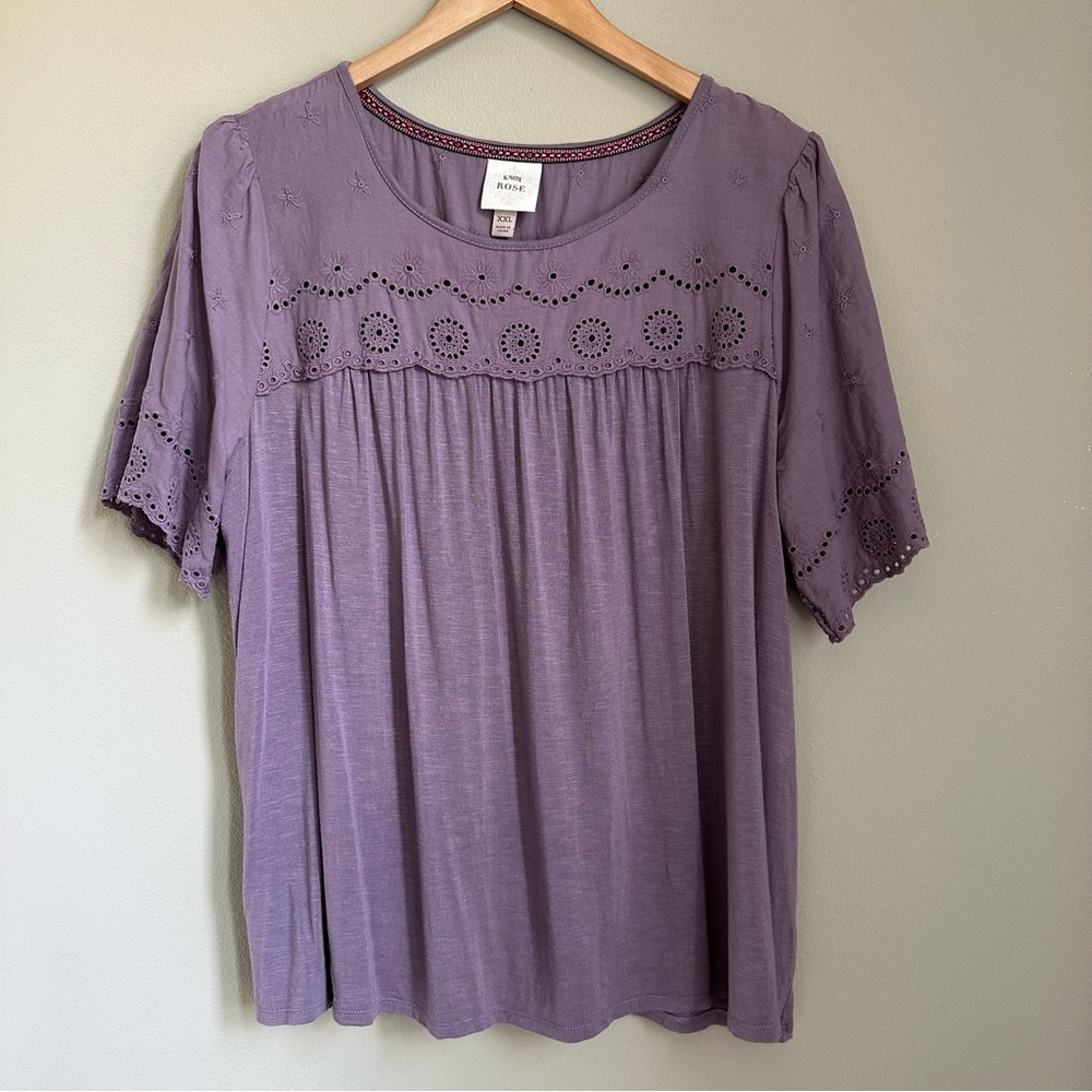 Knox Rose Eyelet Top